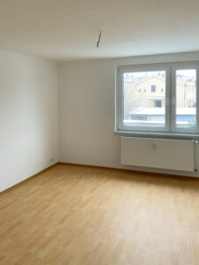Blick in ein modernisiertes Zimmer der Häuser Friedrich-Engels-Straße 29–32, Objelte der WoWi Fürstenwalde (Spree)